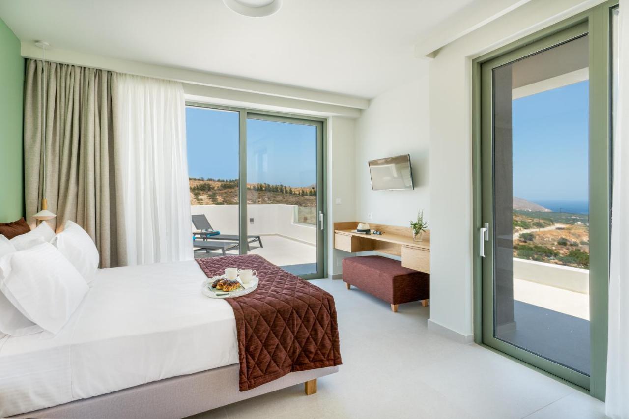 Luxurious Villa Cretan Aura With Private Heated Pool, Jacuzzi And Playroom Agios Ioannis  Exterior photo