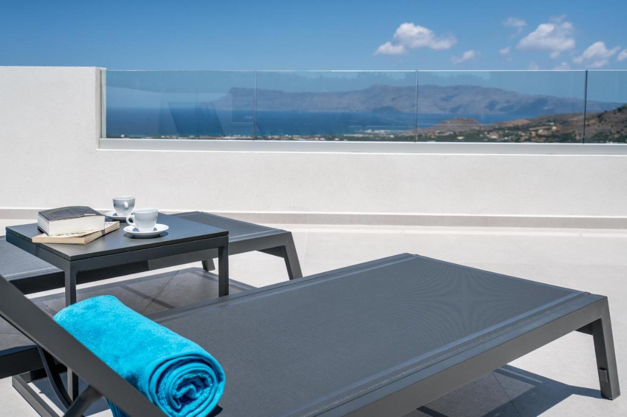 Luxurious Villa Cretan Aura With Private Heated Pool, Jacuzzi And Playroom Agios Ioannis  Exterior photo